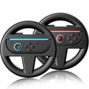 lot 59144 image: Nargos 2025 Steering Wheels for Nintendo Switch 2, Racing Wheel for Mario Kart World & 8 Deluxe, Joycon 2 Accessories - Retail $19