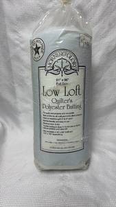 lot 1 image: Morning Glory Low Loft Quilters Batting - Full Size 81x96