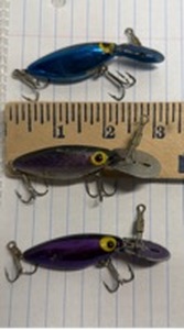 lot 26 image: River Run Special Custom 3-Piece Fishing Lures Set