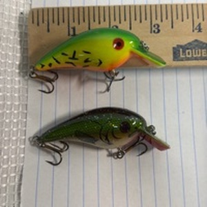 lot 68 image: Bass Fishing Lure Set - Crankbait Duo