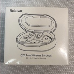 lot 110 image: Rolosar Q76 True Wireless Earbuds