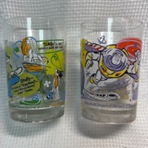 lot 114 image: Disney 100 Years of Magic McDonalds Promotional Glass Set