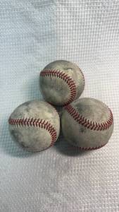 lot 115 image: Official League Baseballs - Set of 3