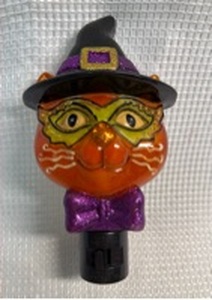 lot 125 image: Halloween Cat Night Light