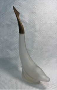 lot 162 image: Avon Skin-So-Soft Bath Oil Dolphin Bottle