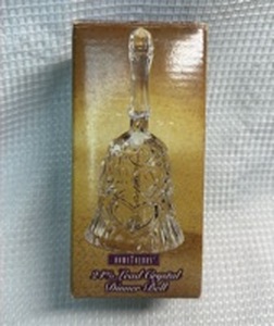 lot 184 image: HomeTrends 24% Lead Crystal Dinner Bell