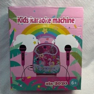 lot 196 image: Kids Portable Karaoke Machine with Dual Microphones