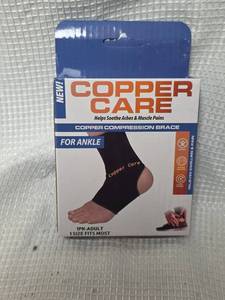 lot 242 image: Copper Care Ankle Compression Brace