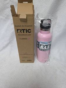 lot 260 image: RTIC 16oz Water Bottle - Flamingo Pink