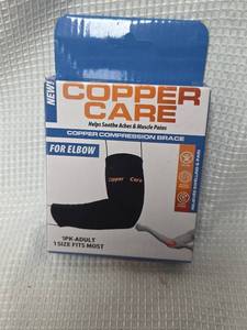 lot 261 image: Copper Care Elbow Compression Brace