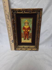 lot 284 image: L. Duchamp Signed Figure in Red oil painting