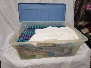 lot 291 image: Fabric Collection in Storage Container