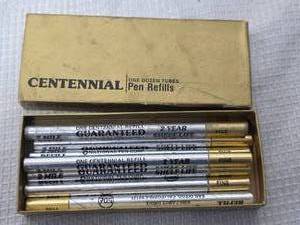 lot 181 image: Centennial Pen Refills 8 Count) & 4-Piece Pen Set