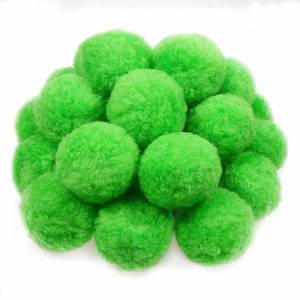 lot 25507 image: 30pcs Large Pom Poms 2 Inch Light Green Craft Fuzzy Pompoms Balls for DIY Arts and Crafts Projects Home Decorations  - Retail $8