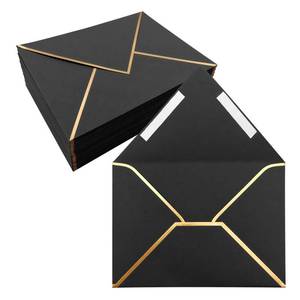 lot 25564 image: 47 Pack 4x6 Envelopes Self Seal, Black 4x6 Envelopes for Invitations with Self-Adhesive A6 Envelopes Self Seal for Weddings, Invitations, Photos, Postcards, Greeting Cards Mailing, Graduation - Retail $16