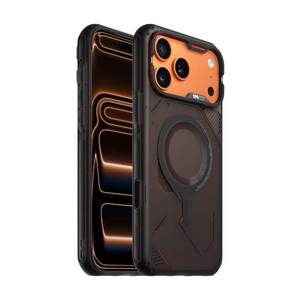 lot 25567 image: A17 iPhone 17 Pro Max Case  MagSafe Compatible  Touch-Sensitive Buttons  Integrated Drop Protection  Military-Grade Outdoor Design Black - Retail $26