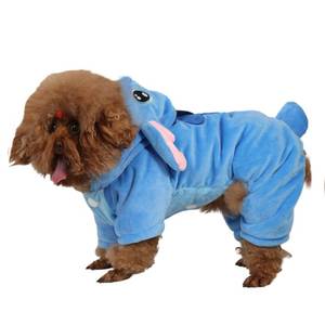 lot 25602 image: Pet Costume Dog Hoodies Pet Xmas Pajamas Outfit, Pet Coat for Small Medium Large Dogs Cats Winter Cartoon Coat for Party Halloween Christmas - Retail $20