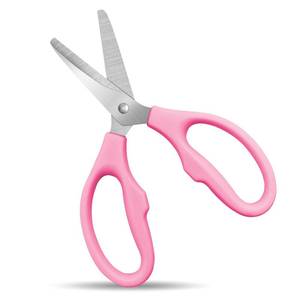 lot 25630 image: Pink Scissors for School Multipurpose Stylish 5 inch - Comfort Grip - Stainless Steel - Scissors with Home - Office - for Cutting Paper - Open Envelopes - Cut Tape - Retail $7