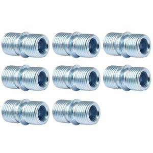 lot 25638 image: 8 PCS 12 Inch  12.7mm Diameter Metal Rack Connectors, Coarse Thread 0.019 0.5mm Thick Shelving Connectors for Wire Rack Shelving - Retail $8