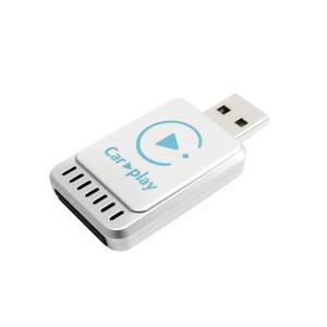 lot 25644 image: 2025 Newly Upgraded Wireless CarPlay Adapter Slim, Lightweight and Portable, Plug-and-Play. Easy to Operate with Stable Connection and no lag, Compatible with iPhone and Android Devices. - Retail $30