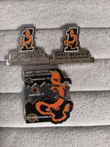lot 2189 image: Smoky Mountain Harley-Davidson Dealership Pins