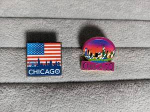 lot 2209 image: Chicago Cityscape Collectible Pins Set