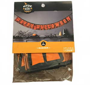 lot 42028 image: Hyde and EEK Happy Halloween Banner