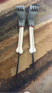 lot 42037 image: Halloween Yard Decor, Zombie Feet