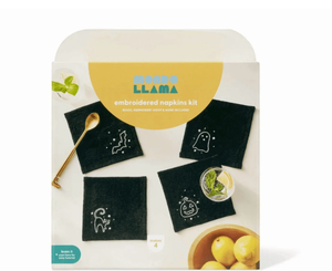 lot 42096 image: Halloween Ghost Embroidery Napkin Kit