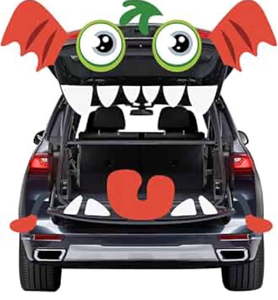 lot 42108 image: Monster Car Trunk Halloween Decoration Kit