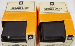 lot 42987 image: LED Strobe Light 2-Pack with Speed Control