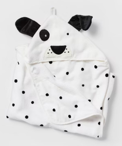 lot 42988 image: Pillowfort Dalmatian Hooded Baby Towel