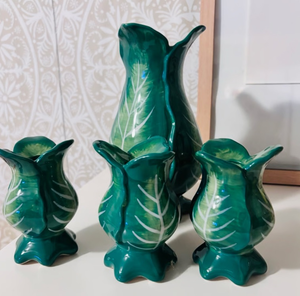 lot 42995 image: Threshold Green Artichoke and Cabbage Kitchen Collection