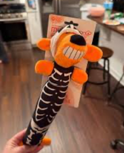 lot 43002 image: Multipet Halloween Skeleton Dog Toys