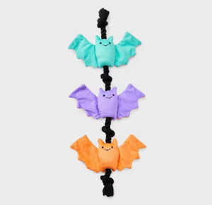 lot 42122 image: Colorful Bats Dog Rope Toy