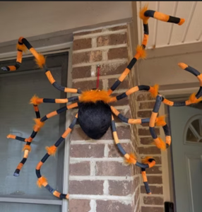 lot 43014 image: 50-inch Giant Halloween Spider Decoration