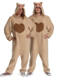 lot 43037 image: Adult Care Bear Style Onesie Costume