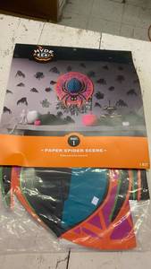 lot 43067 image: Hyde and Eek Paper Spider Scene Halloween Decoration Kit