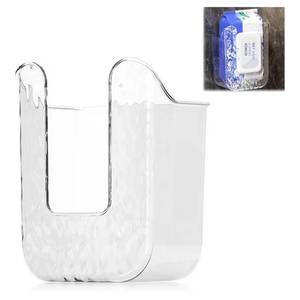 lot 69498 image: Sufeasdf Wall Mounted Wipes Holder Dispenser Transparent White 1Pcs, Kitchen Wipes Wall Mount Storage, Toilet Paper Wipes Holder, Acrylic Wipes Container for Bathroom, Kitchen Wipes Storage Box - Retail $15