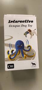 lot 69505 image: Interactive Octopus Dog Toy - USB Rechargeable - Retail $24