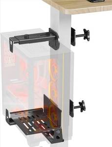 lot 69543 image: Adjustable Under-Desk PC Mount Bracket - Retail $25