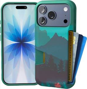 lot 69553 image: Smartish iPhone 17 Pro Card Case with Mountain Design - Retail $19