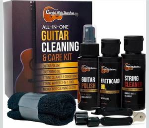 lot 69560 image: Complete Guitar Maintenance Kit  - Retail $25