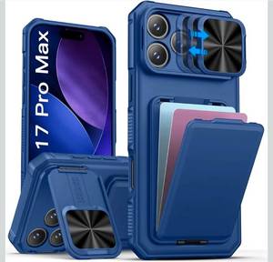 lot 69568 image: TORRAS for iPhone 17 Pro Case, Camera Control, Fit for MagSafe, Military-Grade Protection, Magnetic Slim Translucent Anti-Fingerprint Phone Case for iPhone 17 Pro 6.3, Deep Blue - Retail $24