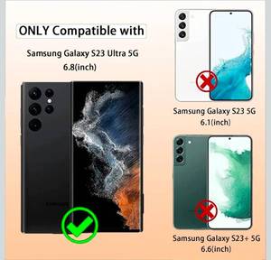 lot 69604 image: Glass Pro Screen Protector for Samsung S23 Ultra - Retail $15