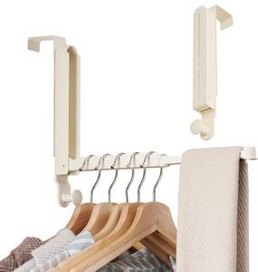 lot 69609 image: Over Door Closet Valet Hook Organizer - Retail $15