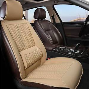 lot 69628 image: Luxury Beige Quilted Car Seat Cover - Retail $45