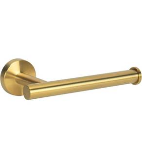 lot 69657 image: Modern Brass Toilet Paper Holder - Retail $25