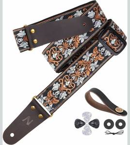 lot 69662 image: Nefelibata Embroidered Guitar Strap - Retail $25
