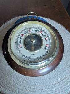 English Made High Altitude Wall Barometer